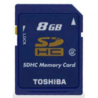 Toshiba SDHC 8GB (SD-K08GJ(BL3) Toshiba SDHC 8GB (SD-K08GJ(BL3)